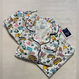 💗🐰Roller Rabbit x Target Roadtrip Long Sleeves and Pants Pajama Set NWT size XS